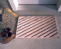 Wood-Slat Doormat