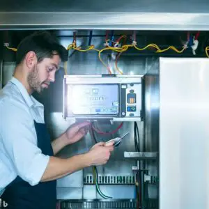 A refrigeration monitoring system